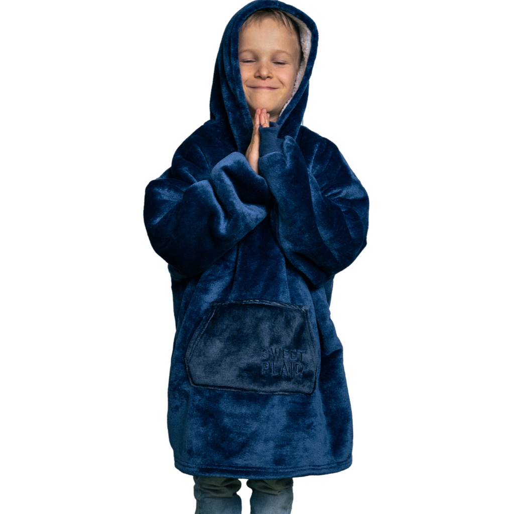 SweetPlaid™ Kids - Blu - SweatPlaid Bambino